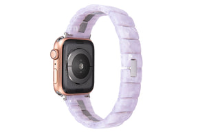 Stainless Steel & Resin Quick Release Strap Wristband for Apple iwatch - Color 06