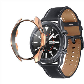 PC Frame Plated Cover For Galaxy Watch 3 41MM/45MM-Rose Gold