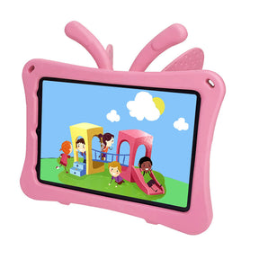 iPad Case For iPad Mini 6 Cartoon 3D Butterfly EVA Proof Shockproof Case with Bracket-PInk