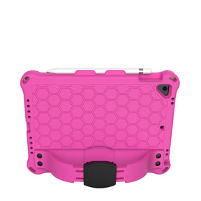 Hive iPad Case For iPad 5/6/Pro 9.7/iPad9.7 Durable Stand Cover With Shoulder Strap-RoseBlack