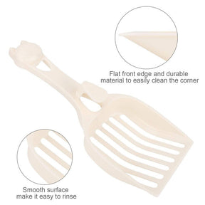 2Pcs Plastic Cat Litter Scoop Designed for Easy Sifting