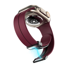 Magnetic Sports Band with Quick Release Soft Silicone for Apple Watch-11