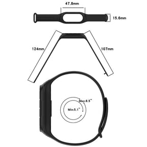 Silicone Watchband with Protective Case Shockproof for Mi 8 Watch-5
