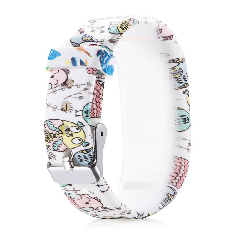 Compatible With Garmin Vivofit JR /Vivofit 3 Soft Silicone Colorful ReplacementWristbands-Color1