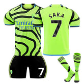 Arsenal F.C. Home Jersey SAKA #7 Soccer Jersey Kids Adult 3Pcs Jersey Kits