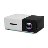 Portable Mini Projectors with HDMI USB Interfaces and Remote Control for Home Theater-Black