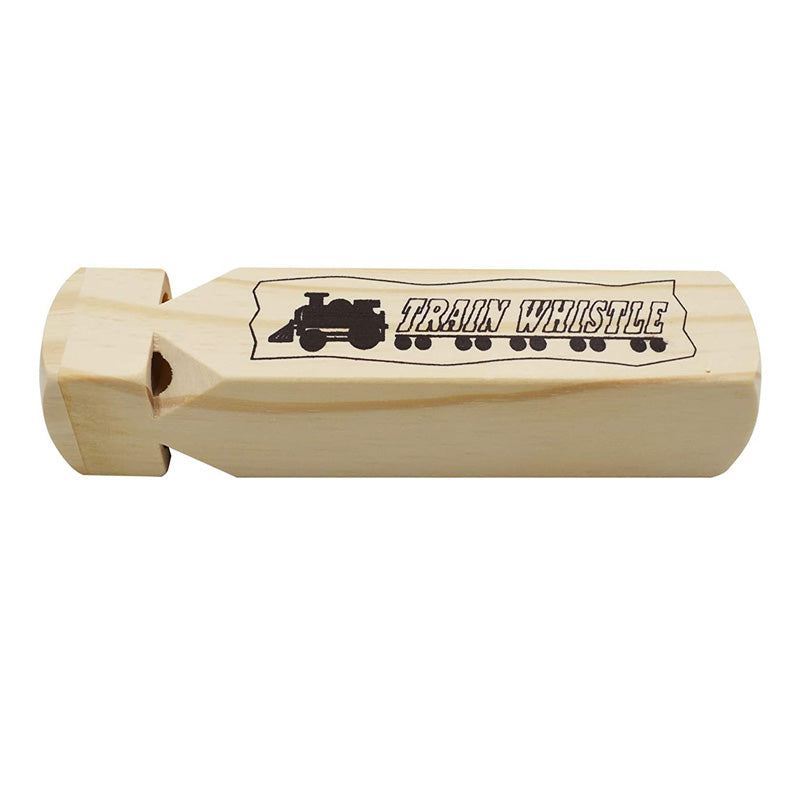 Solid Toddler Wood Train Whistle 4 Tone Role Play Lover Wooden Whistle for Educational Party favorsToy Gift