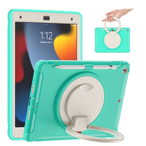 CowKing iPad Case With Handle Grip For ipad 10.2inch iPad 7/8/9-Mint Green