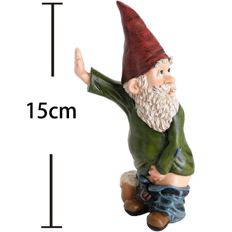 Peeing Gnome Funny Gnome for Lawn Ornaments Indoor or Outdoor Decorations