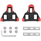 Bike Cleats for Shimano SPD SL Road Bike Pedals Shoes 6 Degree Floating-Red