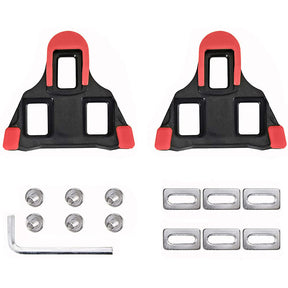 Bike Cleats for Shimano SPD SL Road Bike Pedals Shoes 6 Degree Floating-Red