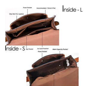 Boho Crossbody Bags for Women Vegan Leather Saddle Purses-Brown
