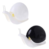 2 Pack Cute Snail Soap Dispenser for Kitchen Bathroom Accessories-BlackWhite