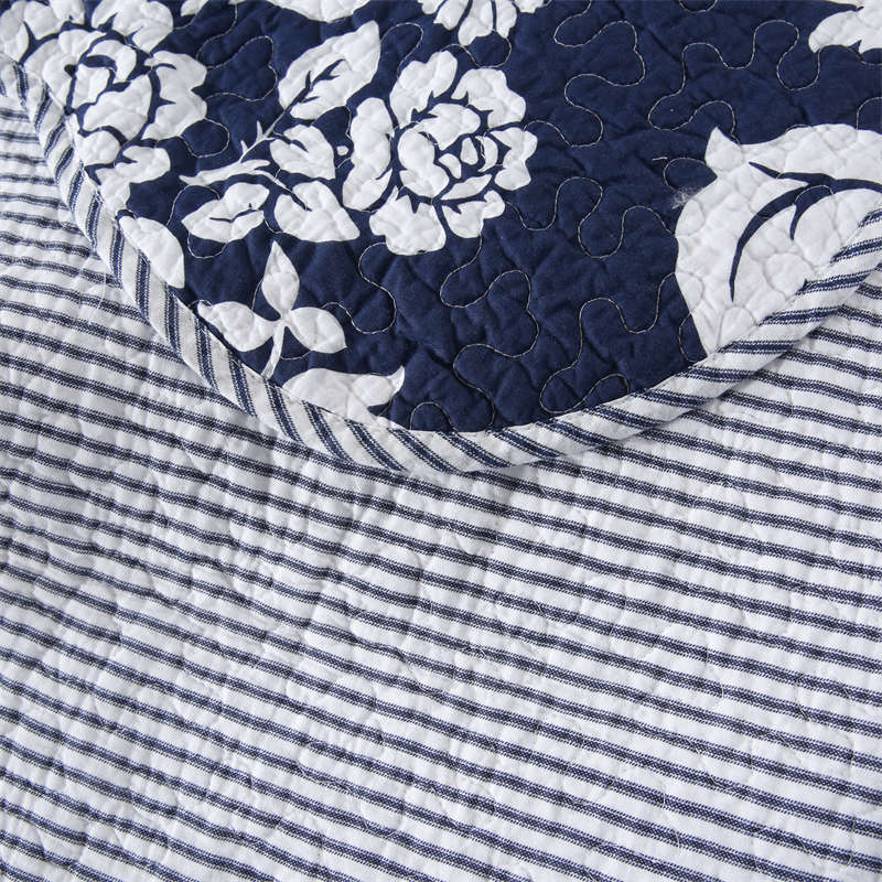3Pcs Set Bedspread Coverlet Set Comforter Patchwork Quilt for Queen Size