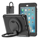 CowKing iPad Case For iPad Mini 1 2 3 With Handle Grip-Black