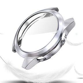 TPU Screen Protector Case For Huawei Watch GT2 42mm&46mm with HD Tempered Glass-GunColor