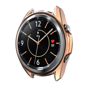 PC Frame Plated Cover For Galaxy Watch 3 41MM/45MM-Rose Gold