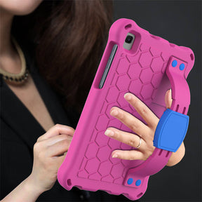 Hive Tablet Case For SamSung Tab A7 Lite 8.7(T220/T225) 2021/Tab A8 (P200/P225) 2019 Durable Stand Cover With Shoulder Strap-RoseBlue