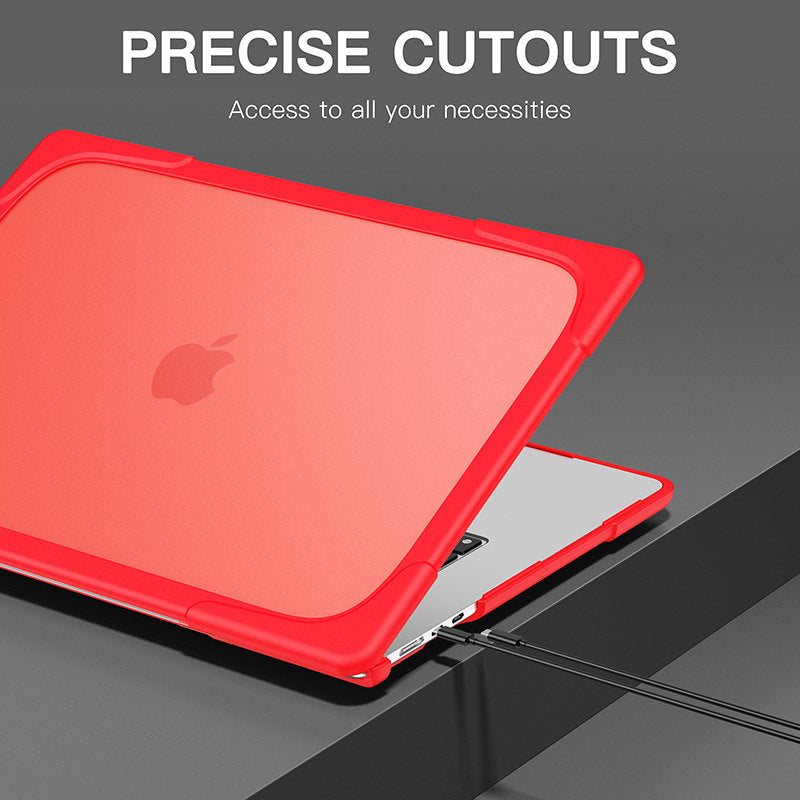 Anti Fall Case Breathable Compatible with Macbook Air 15 2023 A2941-Red