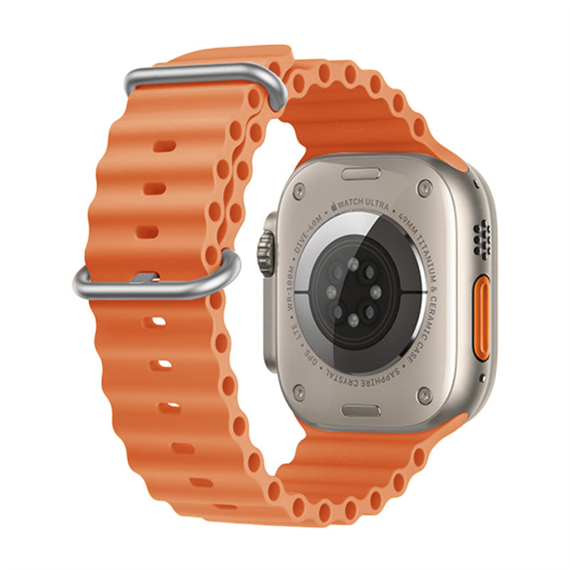 Sport Ocean Bands Compatible with Apple Watch 8 Ultra-Orange