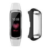 TPU Soft Slim Plating Full-Around Protective Watch Case Cover For Samsung Fit E-Black