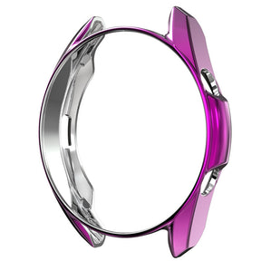 TPU Plated Slim Frame Cover For Galaxy Watch 3 41MM/45MM-Purple