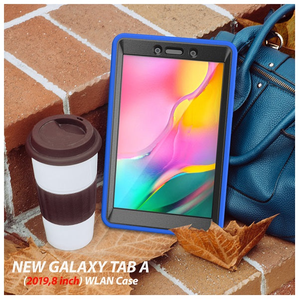 Shock Wave Kickstand Case Anti-Fall Protection For Samsung Tab A 8inch T290/T295(2019)-Blue