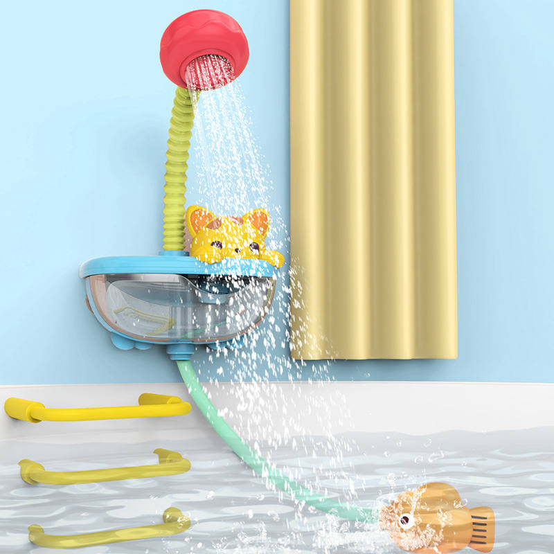 Bathtub Water Toy 2 in 1 Bubble Maker with Shower for Toddlers 3+