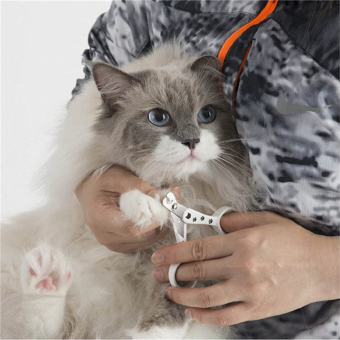 Cat Nail Clippers Sharp Blades For Small Animals-White