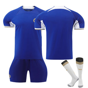 Chelsea Home Jersey 23/24 for Kid Adult Soccer Sportswear Set