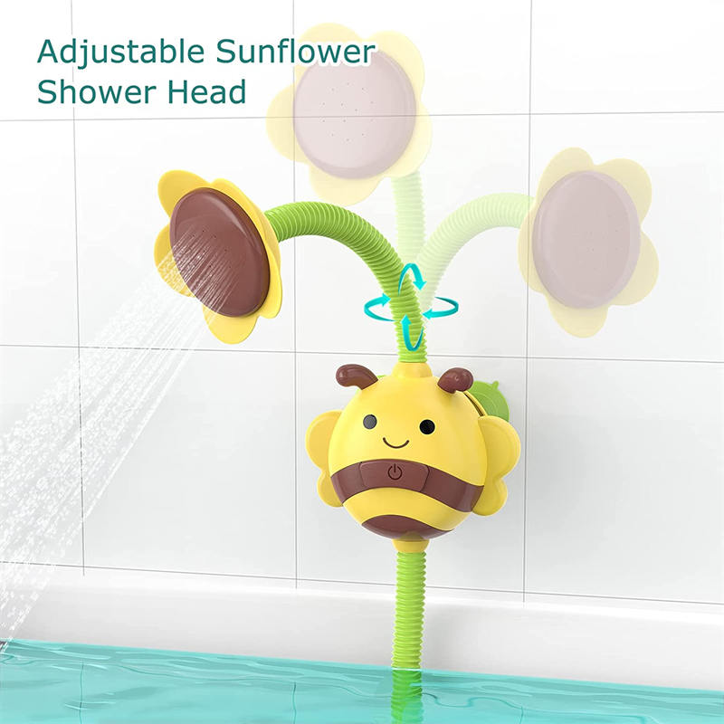 Baby Bath Toys Electric Bee Spray Water Shower for 18 Months and Up