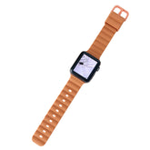 Silicone Sports Watchband Quick Release Pin for Apple Watch-Orange