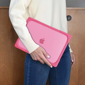 Anti Fall Case Breathable Compatible with Macbook Air 15 2023 A2941-Rose