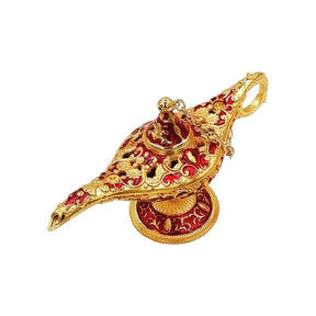 Aladdin Magic Genie Lamp Party Table Decoration Gift-Gold Red