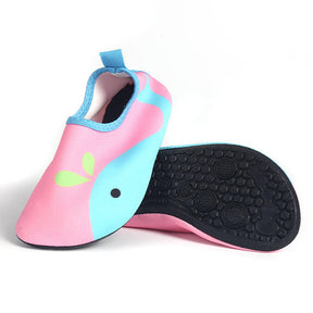 Baby Boys Girls Water Shoes Non-Slip Swim Shoes Barefoot Skin Aqua Socks for Beach-Pink