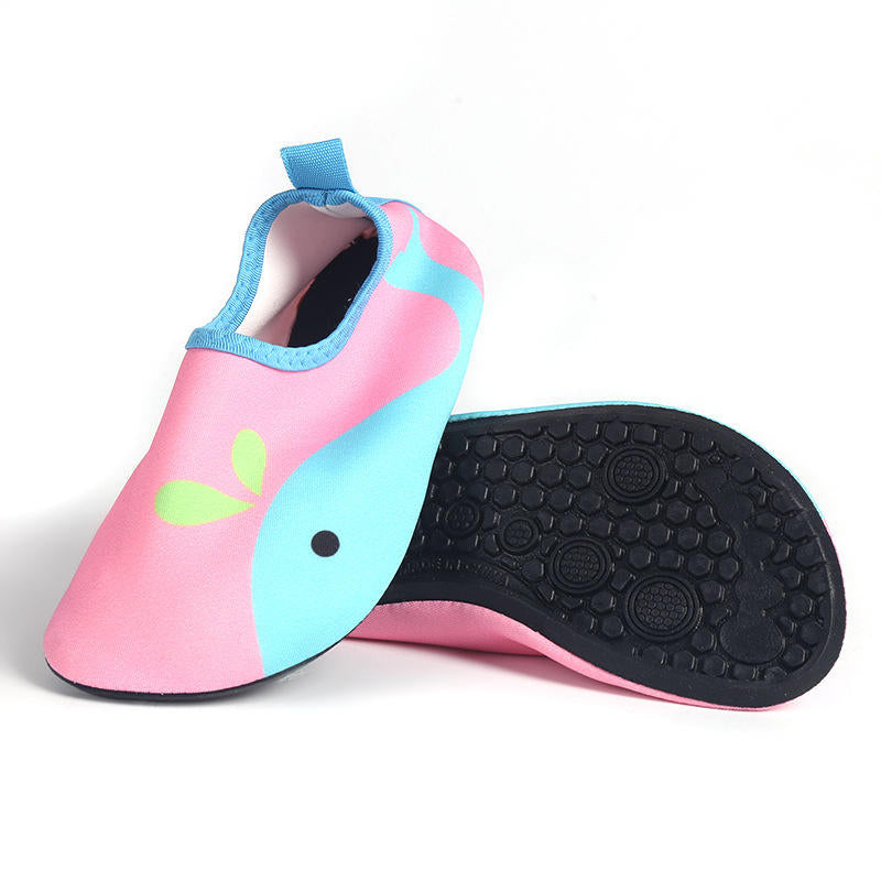 Baby Boys Girls Water Shoes Non-Slip Swim Shoes Barefoot Skin Aqua Socks for Beach-Pink