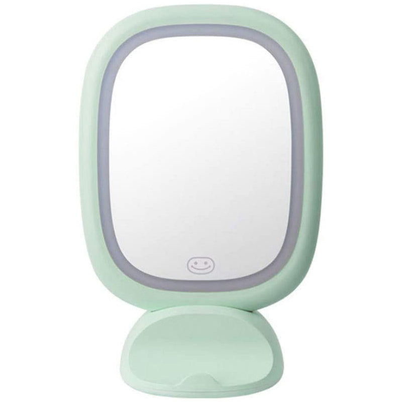 Makeup Mirror with Light Vanity Mirror Sided Cosmetic Mirror with Touch Powered-Green