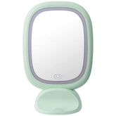 Home & LivingMakeup Mirror with Light Vanity Mirror Sided Cosmetic Mirror with Touch Powered-Green