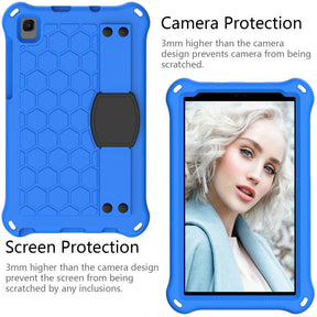 Hive Tablet Case For SamSung Tab A7 Lite 8.7(T220/T225) 2021/Tab A8 (P200/P225) 2019 Durable Stand Cover With Shoulder Strap-BlueBlack