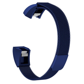 Magnetic Milanese Stainless Steel Strap  For Fitbit Alta/Alta HR Fashion Accessorie-Blue