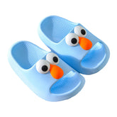 Toddler Boys Girls Slide Slippers Non-Slip Summer Beach Pool Shoes-EyeBlue