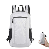 16L Ultra Lightweight Water Resistant Backpack for Hiking-Light Grey