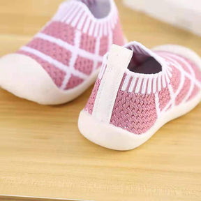 Toddler Shoes Baby First-Walking Trainers Toddler Infant Boys Girls-C004Pink