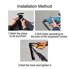 2 Pack Bike Rack Garage Wall Mount Bicycles Storage Vertical Bike Hook for Indoor