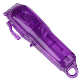 Clear DIY Back Housing Transparent Back Cover for Wahl 5-Star Series Magic Clipper Cordless 8148-Purple