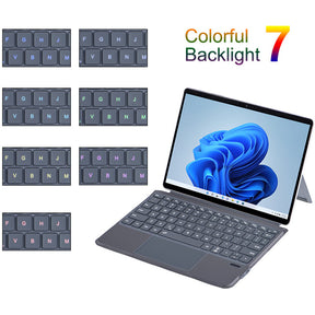 Ultra-Slim Backlit  Wireless Keyboard for Microsoft Surface Go/Go 2/Go 3-Grey