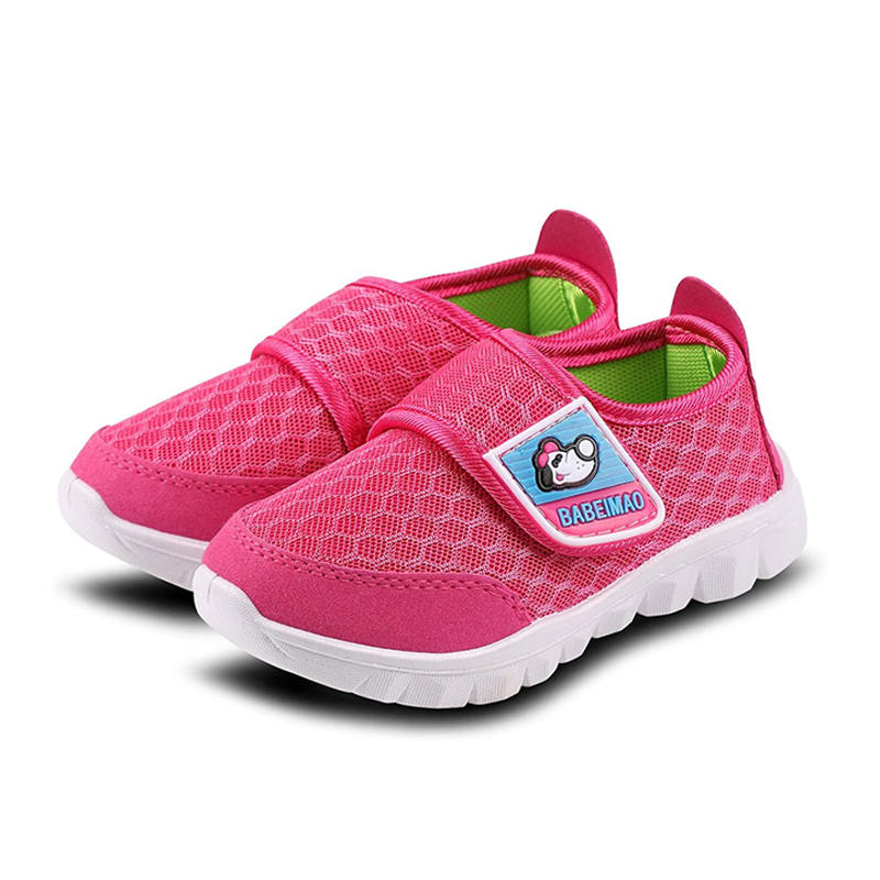 Baby Sneaker Shoes Breathable Mesh Athletic Casual Shoes For Boys Girls-Pink