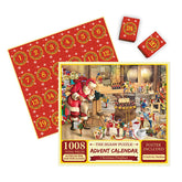 Christmas Jigsaw Puzzles 24 Days Countdown Calendar for Kids Adults Gift-N