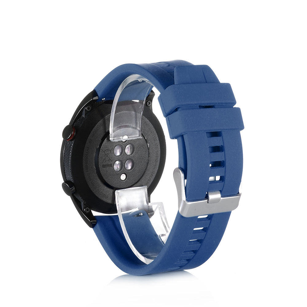 22MM Silicone Watch Bands Quick Release Strap Replacement Wristband For Huawei GT/Huawei GT 2 For Women-Dark Blue