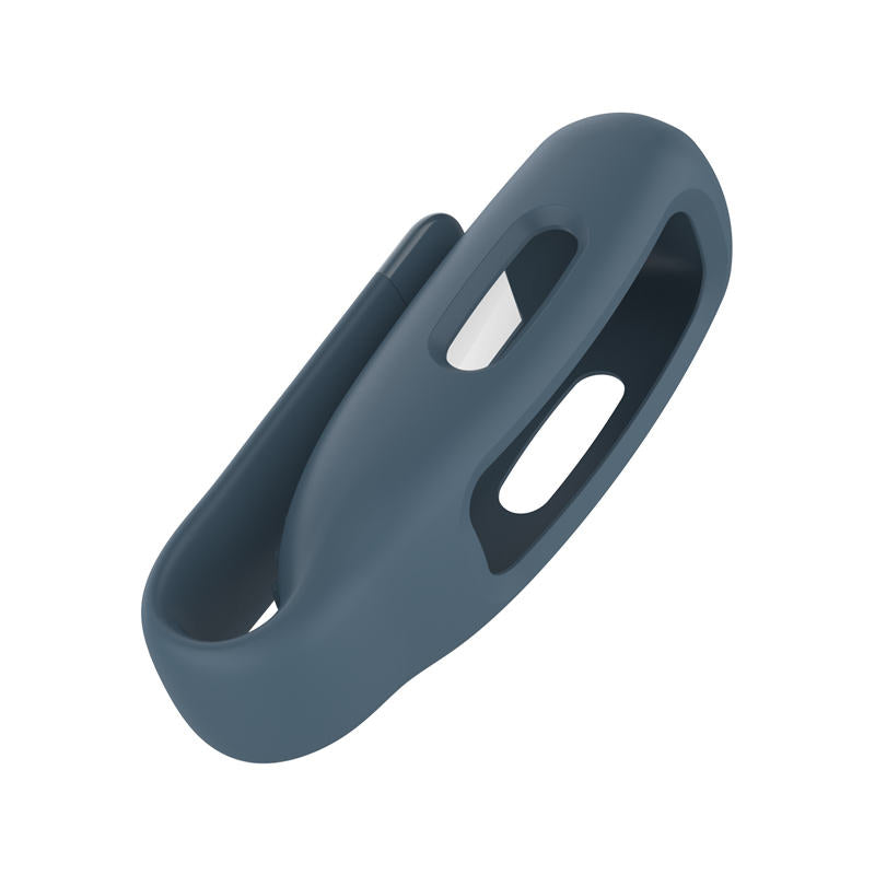 Soft Silicone Clip Holder Replacement for Fitbit Inspire 2 Sport-Rock Cyan